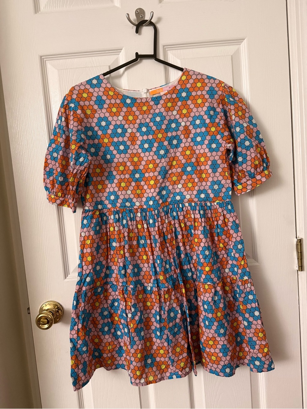 Briton Court Honeycomb Print Casual Dress